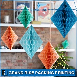 懸掛蜂窩紙裝飾聖誕樹裝飾紙球家居裝飾派對背景