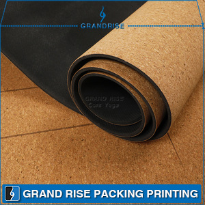 Custom Sustainable Use Eco-Friendly Exercise Cork Yoga Mat 